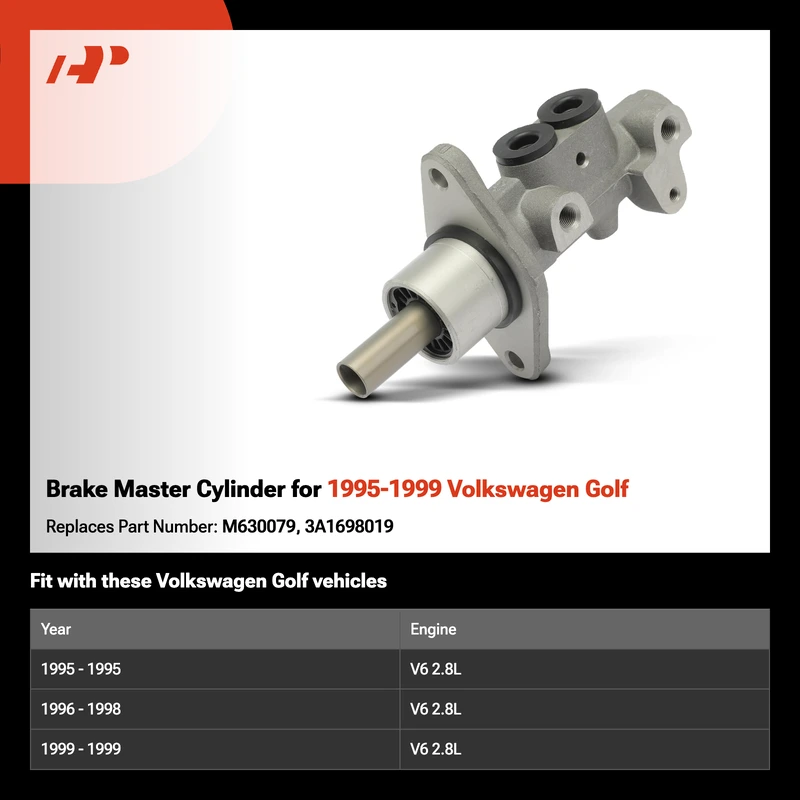 Brake Master Cylinder for 1995-1999 Volkswagen Golf