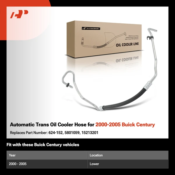 Automatic Trans Oil Cooler Hose for 2000-2005 Buick Century