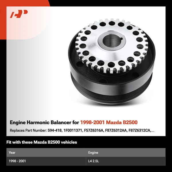 Engine Harmonic Balancer for 1998-2001 Mazda B2500