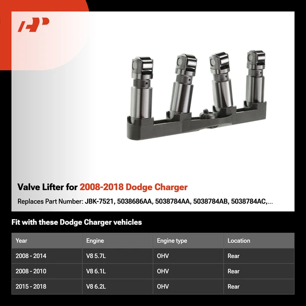 Valve Lifter for 2008-2018 Dodge Charger
