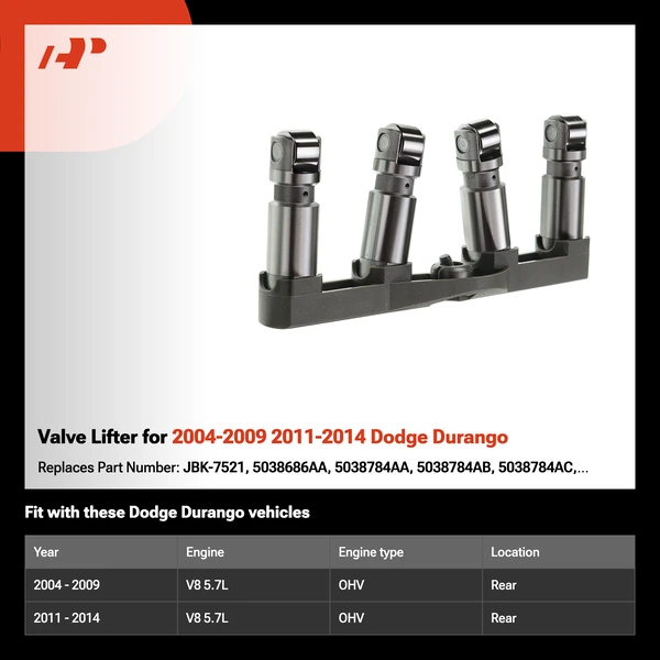 Valve Lifter for 2004-2009 2011-2014 Dodge Durango