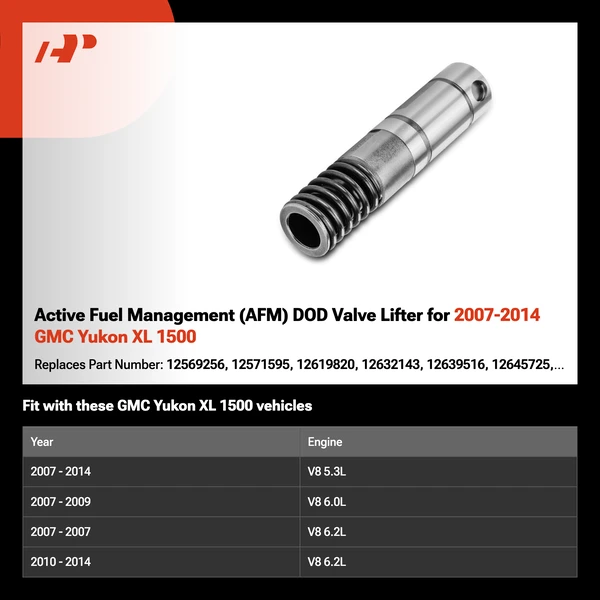 Active Fuel Management (AFM) DOD Valve Lifter for 2007-2014 GMC Yukon XL 1500