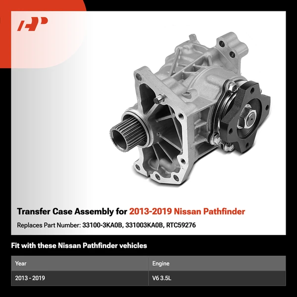 Transfer Case Assembly for 2013-2019 Nissan Pathfinder
