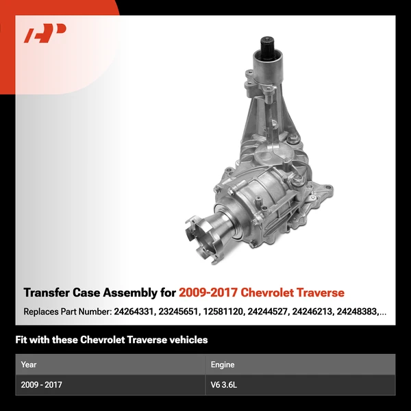 Transfer Case Assembly for 2009-2017 Chevrolet Traverse