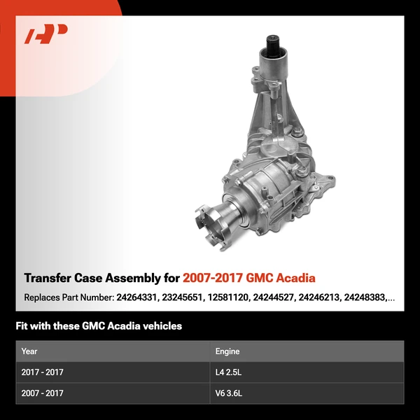 Transfer Case Assembly for 2007-2017 GMC Acadia