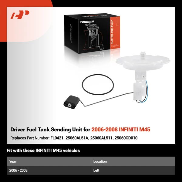 Driver Fuel Tank Sending Unit for 2006-2008 INFINITI M45
