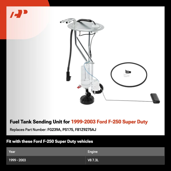 Fuel Tank Sending Unit for 1999-2003 Ford F-250 Super Duty