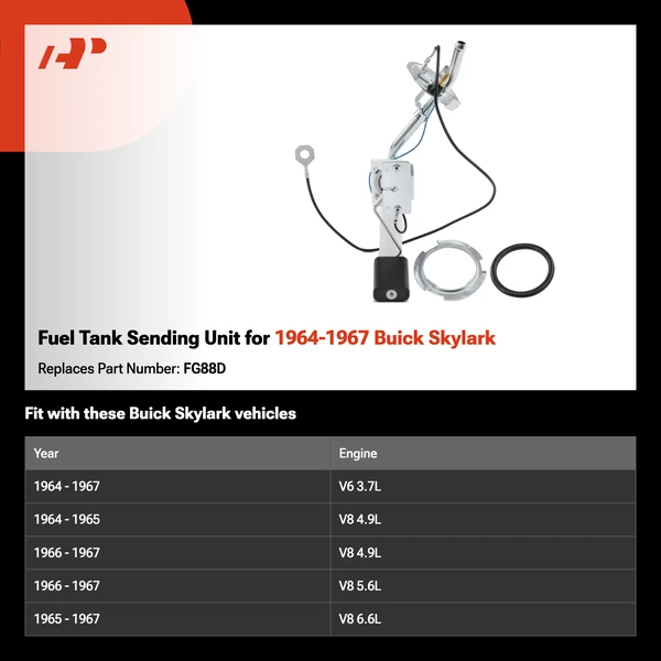 Fuel Tank Sending Unit for 1964-1967 Buick Skylark