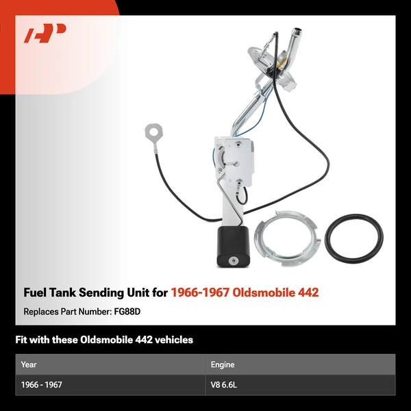 Fuel Tank Sending Unit for 1966-1967 Oldsmobile 442