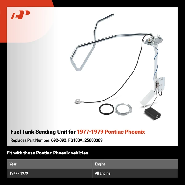 Fuel Tank Sending Unit for 1977-1979 Pontiac Phoenix