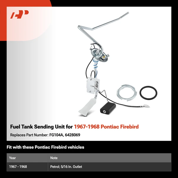 Fuel Tank Sending Unit for 1967-1968 Pontiac Firebird