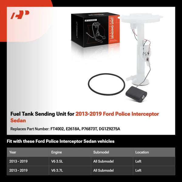 Fuel Tank Sending Unit for 2013-2019 Ford Police Interceptor Sedan