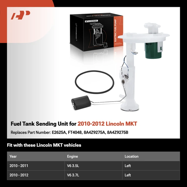 Fuel Tank Sending Unit for 2010-2012 Lincoln MKT