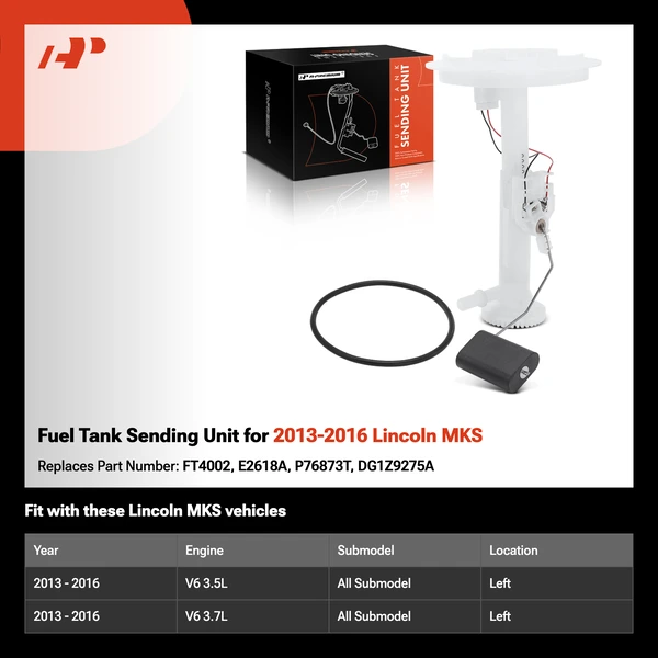 Fuel Tank Sending Unit for 2013-2016 Lincoln MKS