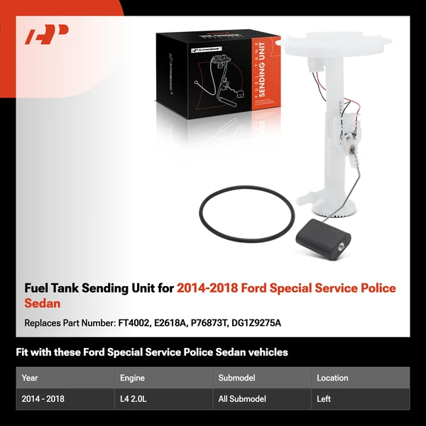 Fuel Tank Sending Unit for 2014-2018 Ford Special Service Police Sedan