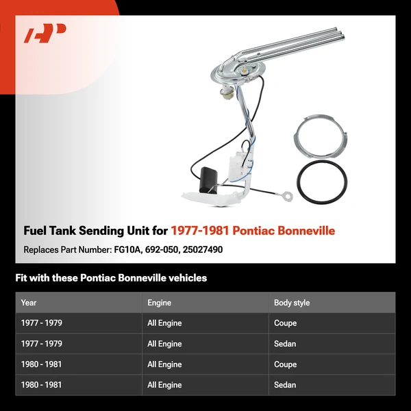 Fuel Tank Sending Unit for 1977-1981 Pontiac Bonneville