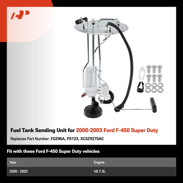 Fuel Tank Sending Unit for 2000-2003 Ford F-450 Super Duty