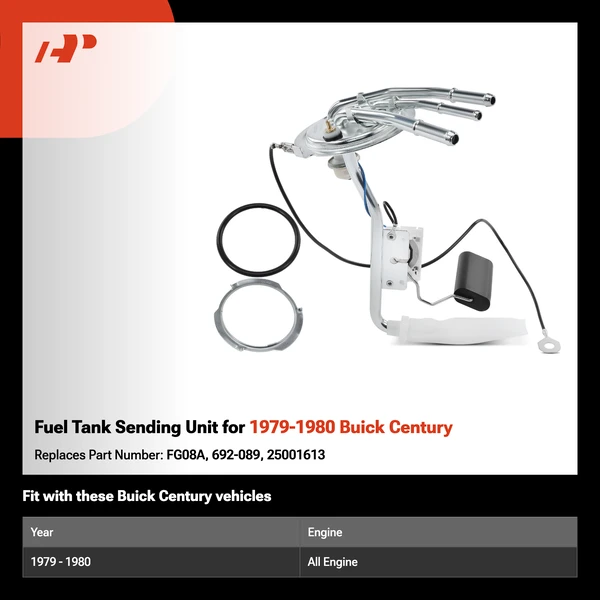 Fuel Tank Sending Unit for 1979-1980 Buick Century