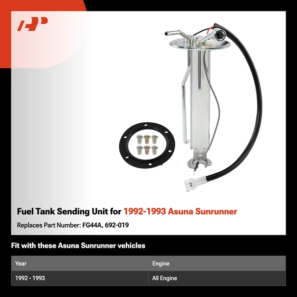 Fuel Tank Sending Unit for 1992-1993 Asuna Sunrunner