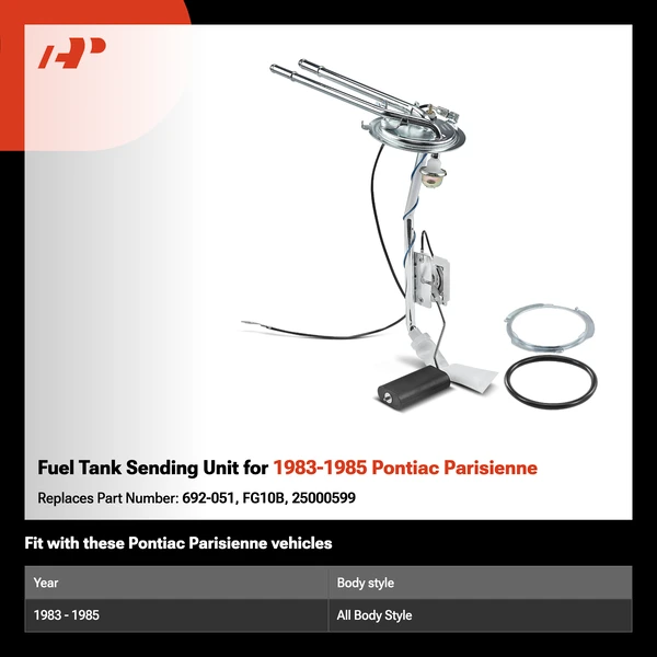 Fuel Tank Sending Unit for 1983-1985 Pontiac Parisienne