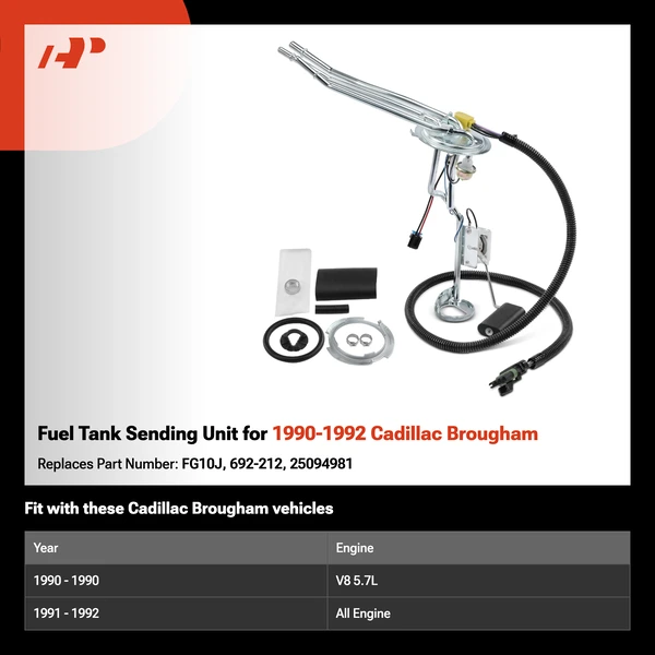 Fuel Tank Sending Unit for 1990-1992 Cadillac Brougham