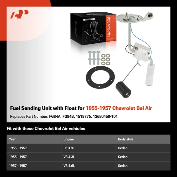 Fuel Sending Unit with Float for 1955-1957 Chevrolet Bel Air