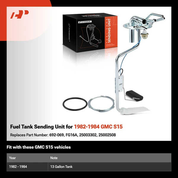 Fuel Tank Sending Unit for 1982-1984 GMC S15