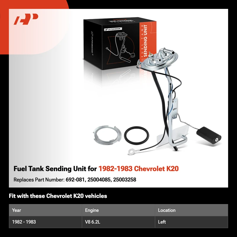 Fuel Tank Sending Unit for 1982-1983 Chevrolet K20
