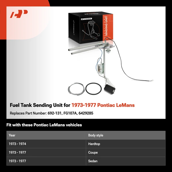 Fuel Tank Sending Unit for 1973-1977 Pontiac LeMans