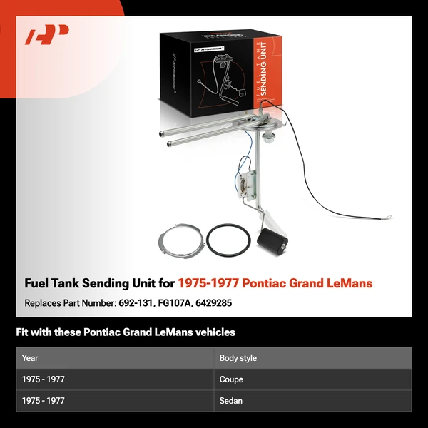 Fuel Tank Sending Unit for 1975-1977 Pontiac Grand LeMans