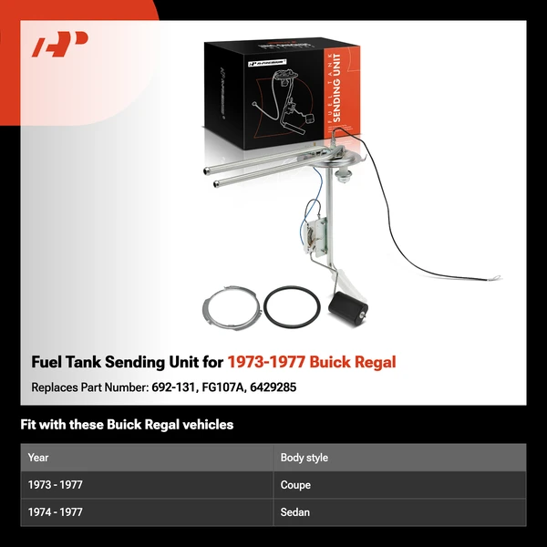 Fuel Tank Sending Unit for 1973-1977 Buick Regal