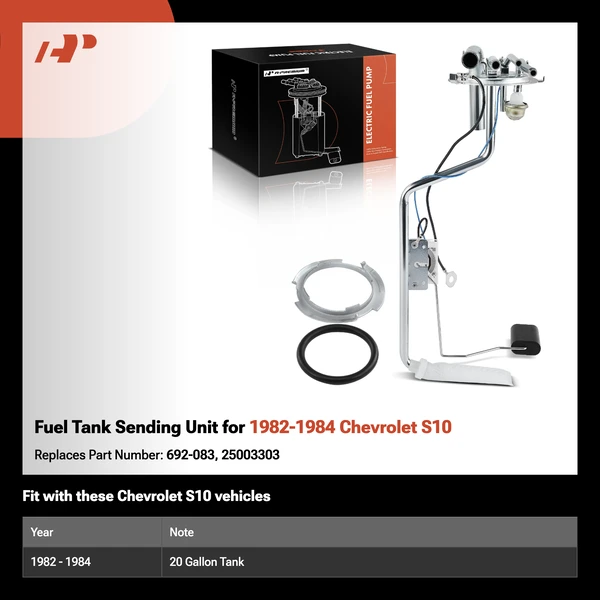 Fuel Tank Sending Unit for 1982-1984 Chevrolet S10