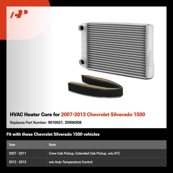 HVAC Heater Core for 2007-2013 Chevrolet Silverado 1500