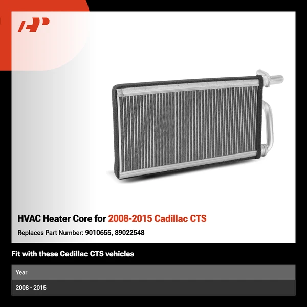 HVAC Heater Core for 2008-2015 Cadillac CTS