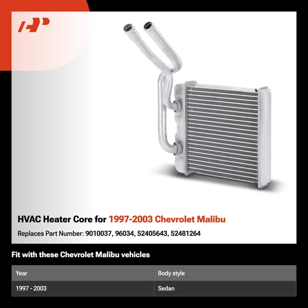 HVAC Heater Core for 1997-2003 Chevrolet Malibu