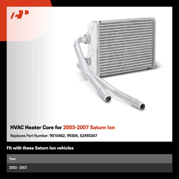 HVAC Heater Core for 2003-2007 Saturn Ion