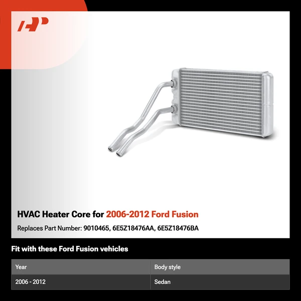 HVAC Heater Core for 2006-2012 Ford Fusion