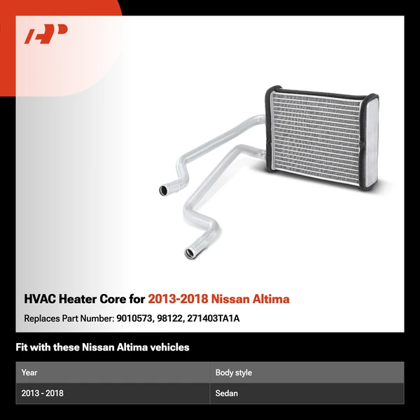 HVAC Heater Core for 2013-2018 Nissan Altima