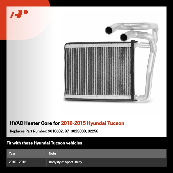 HVAC Heater Core for 2010-2015 Hyundai Tucson
