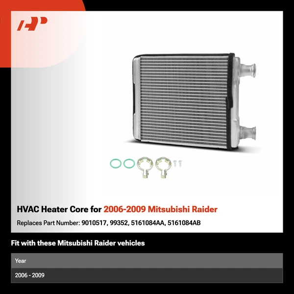 HVAC Heater Core for 2006-2009 Mitsubishi Raider