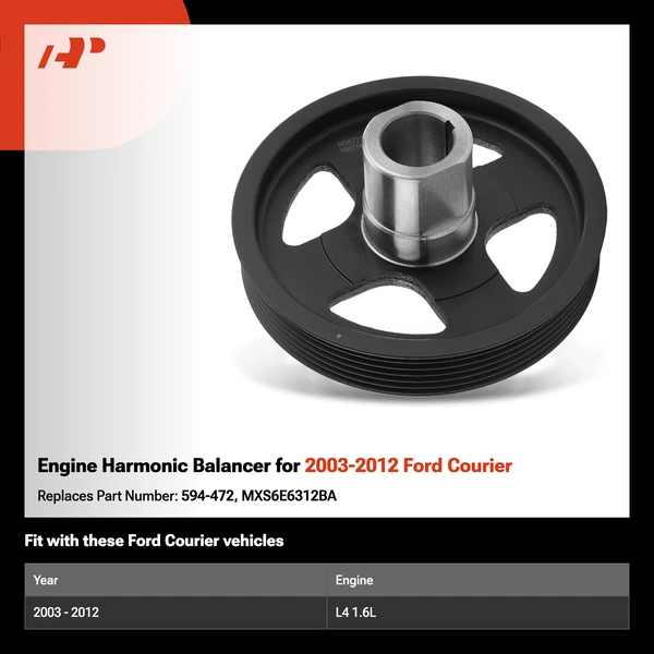 Engine Harmonic Balancer for 2003-2012 Ford Courier