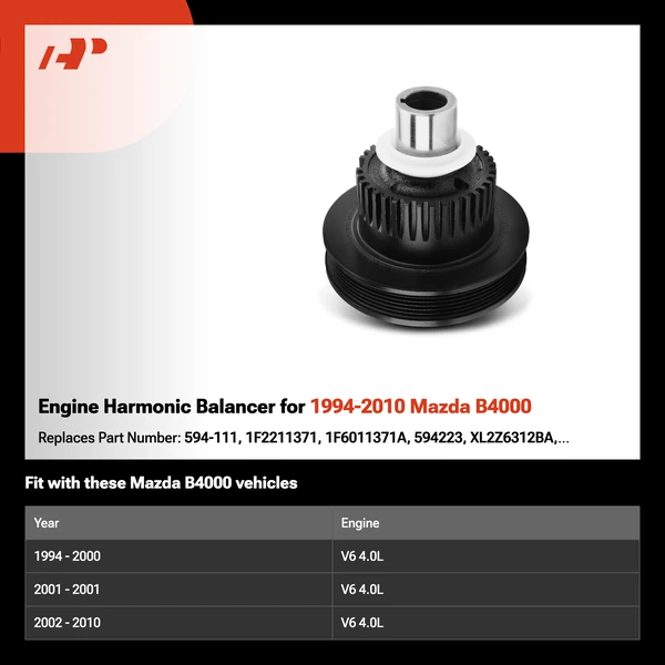 Engine Harmonic Balancer for 1994-2010 Mazda B4000
