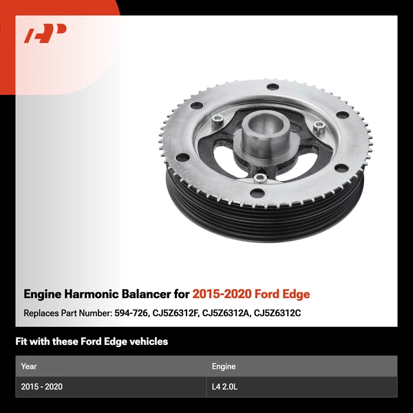 Engine Harmonic Balancer for 2015-2020 Ford Edge