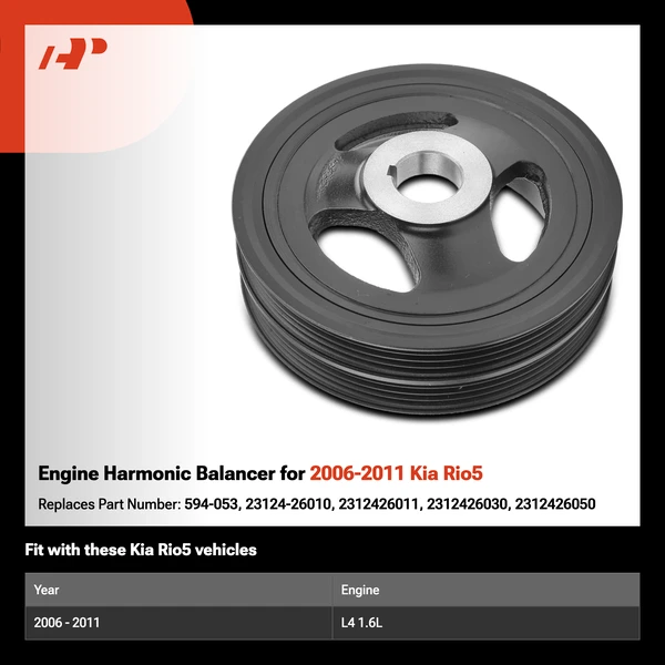 Engine Harmonic Balancer for 2006-2011 Kia Rio5