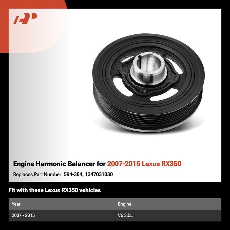 Engine Harmonic Balancer for 2007-2015 Lexus RX350