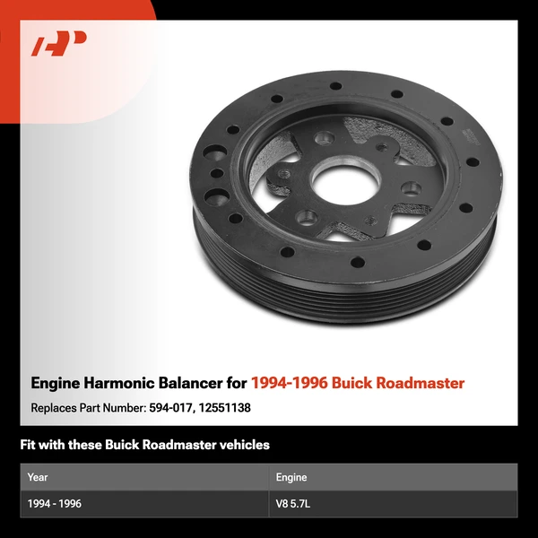 Engine Harmonic Balancer for 1994-1996 Buick Roadmaster