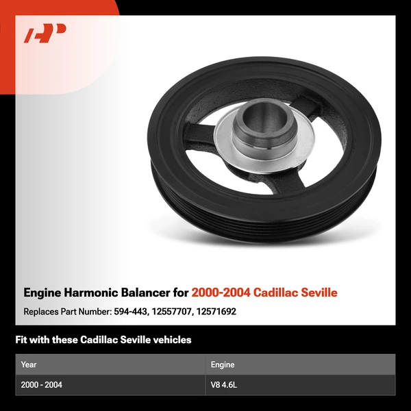 Engine Harmonic Balancer for 2000-2004 Cadillac Seville