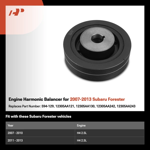 Engine Harmonic Balancer for 2007-2013 Subaru Forester