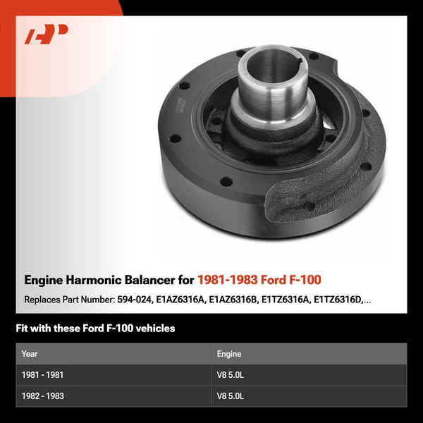 Engine Harmonic Balancer for 1981-1983 Ford F-100
