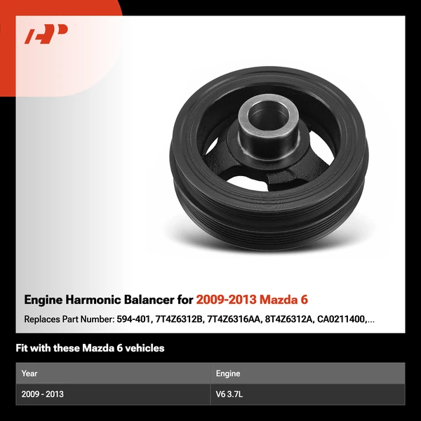 Engine Harmonic Balancer for 2009-2013 Mazda 6